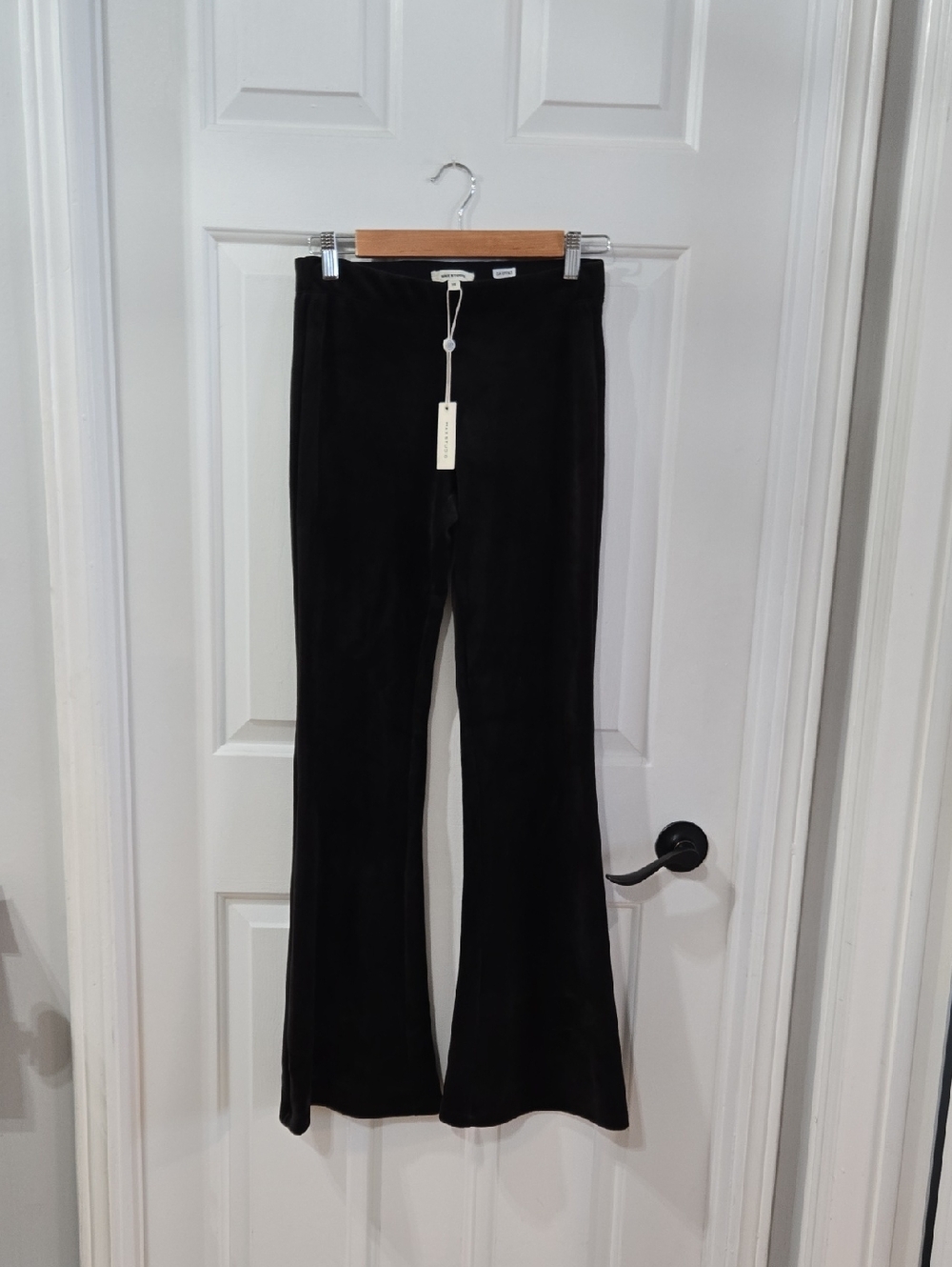 Max Studio Black Velvet Pants